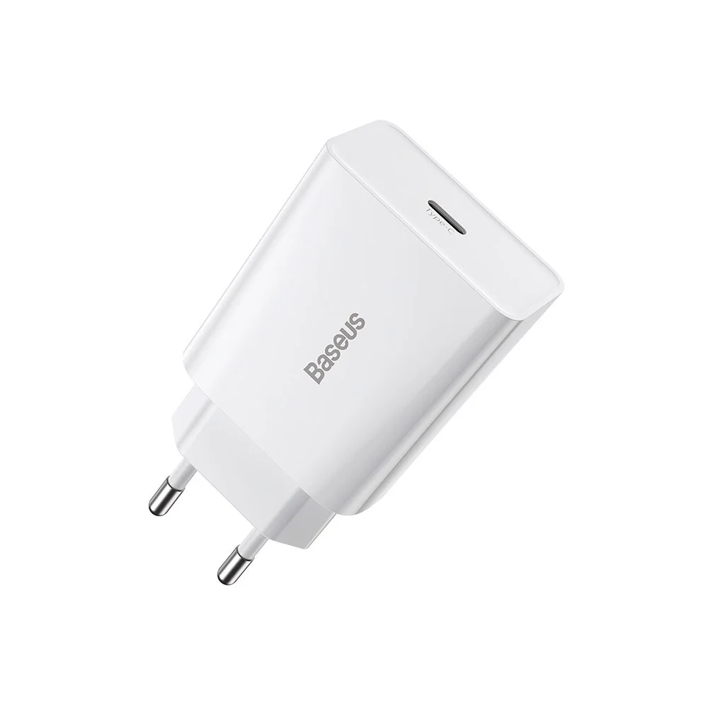 Сетевое зарядное устройство Baseus Speed Mini Quick Charger 1C (20W) (CCFS-SN02) Белый