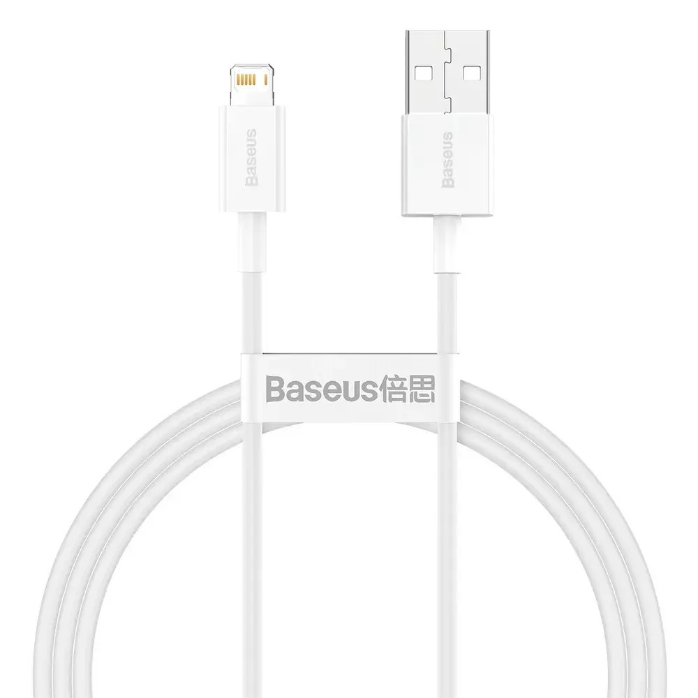 Кабель Baseus Superior Series Fast Charging Data Cable USB to Lightning (2.4A, 1m) (CALYS-A02) Белый