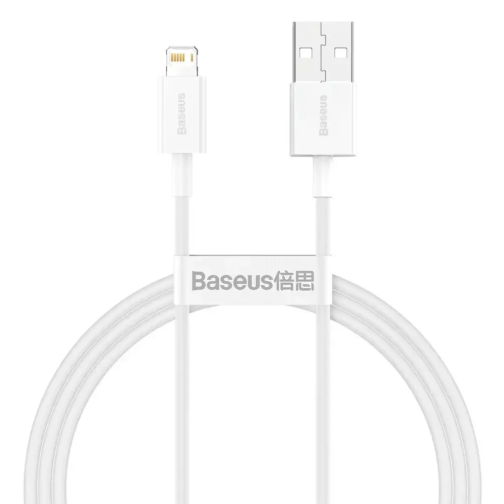 Кабель Baseus Superior Series Fast Charging Data Cable USB to Lightning (2.4A, 1m) (CALYS-A02) Белый