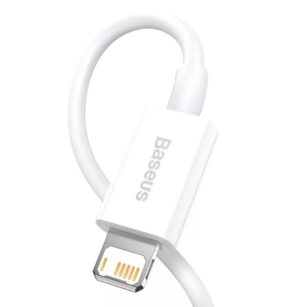 Кабель Baseus Superior Series Fast Charging Data Cable USB to Lightning (2.4A, 1m) (CALYS-A02) Белый