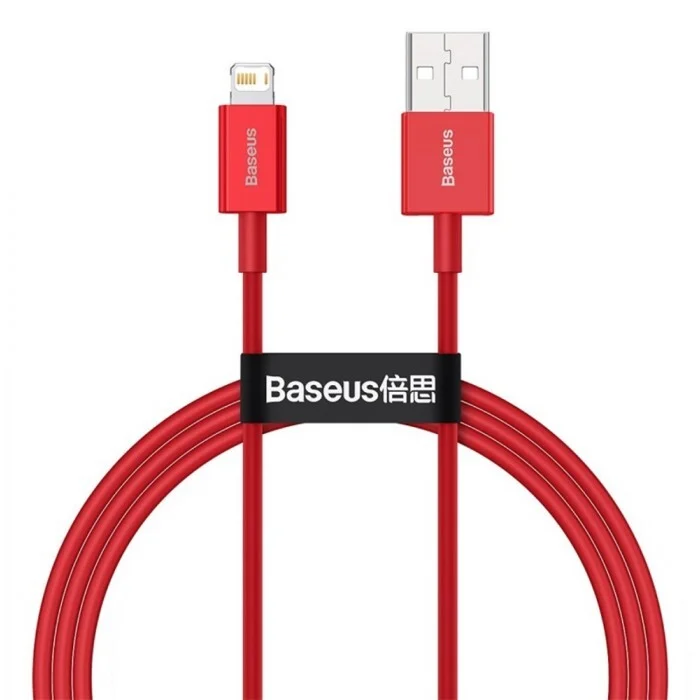 Кабель Baseus Superior Series Fast Charging Data Cable USB to Lightning (2.4A, 1m) (CALYS-A09) Красн