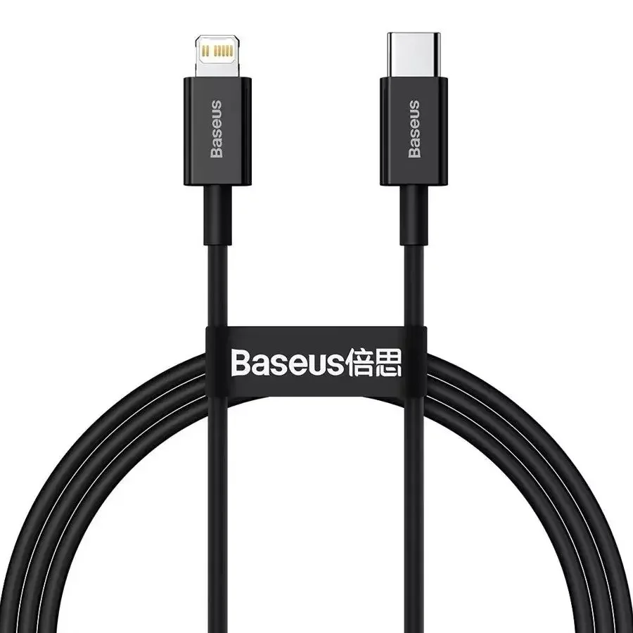 Кабель Baseus Superior Series Fast Charging Data Cable USB to Lightning (2.4A, 1m) (CALYS-A01) Черный