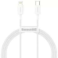 Купить Кабель Baseus Superior Series Fast Charging, Type-C - Lightning (20W, 1m) (CATLYS-A02) Белый Кабель Baseus Superior Series Fast Charging, Type-C - Lightning (20W, 1m) (CATLYS-A02) Белый