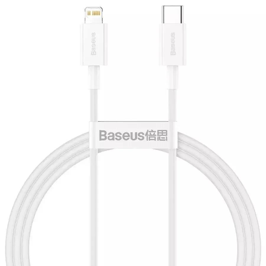 Кабель Baseus Superior Series Fast Charging, Type-C - Lightning (20W, 1m) (CATLYS-A02) Белый