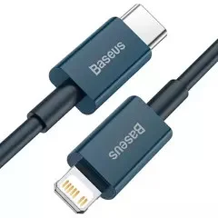 Купить Кабель Baseus Superior Series Fast Charging, Type-C - Lightning (20W, 1m) (CATLYS-A03) Синий Кабель Baseus Superior Series Fast Charging, Type-C - Lightning (20W, 1m) (CATLYS-A03) Синий