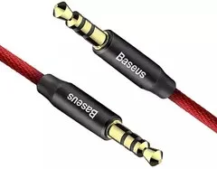 Кабель AUX Baseus Yiven Audio Cable M30 (1m) (CAM30-B91) Красный+Черный