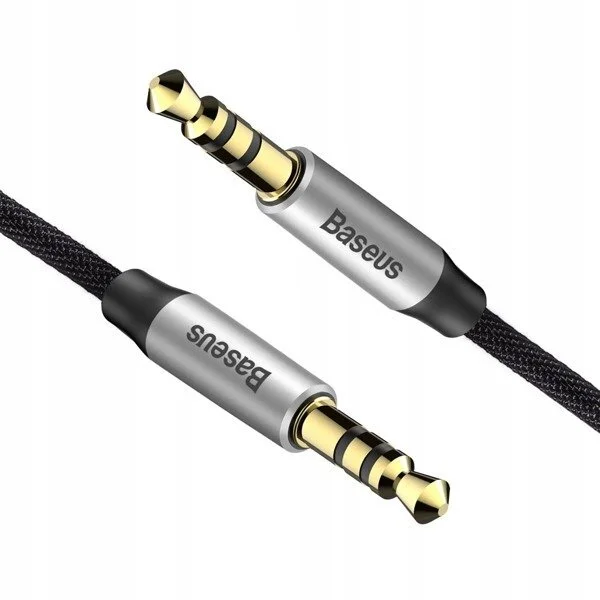 Купить Кабель AUX Baseus Yiven Audio Cable M30 (1m) (CAM30-BS1) Серебро+Черный Кабель AUX Baseus Yiven Audio Cable M30 (1m) (CAM30-BS1) Серебро+Черный