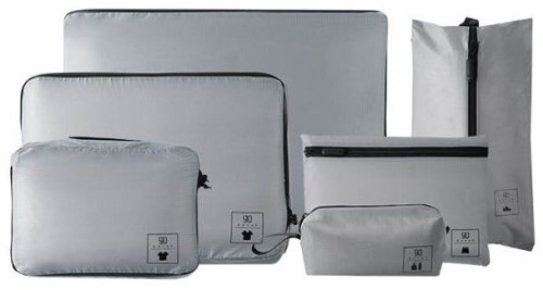 Набор упаковочных сумок для чемодана Xiaomi 90 Points Base Storage Bag Set (6шт) Серый