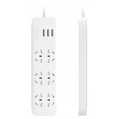 Сетевой фильтр Xiaomi Mi Power Strip 6 розеток и 3 USB порта Белый