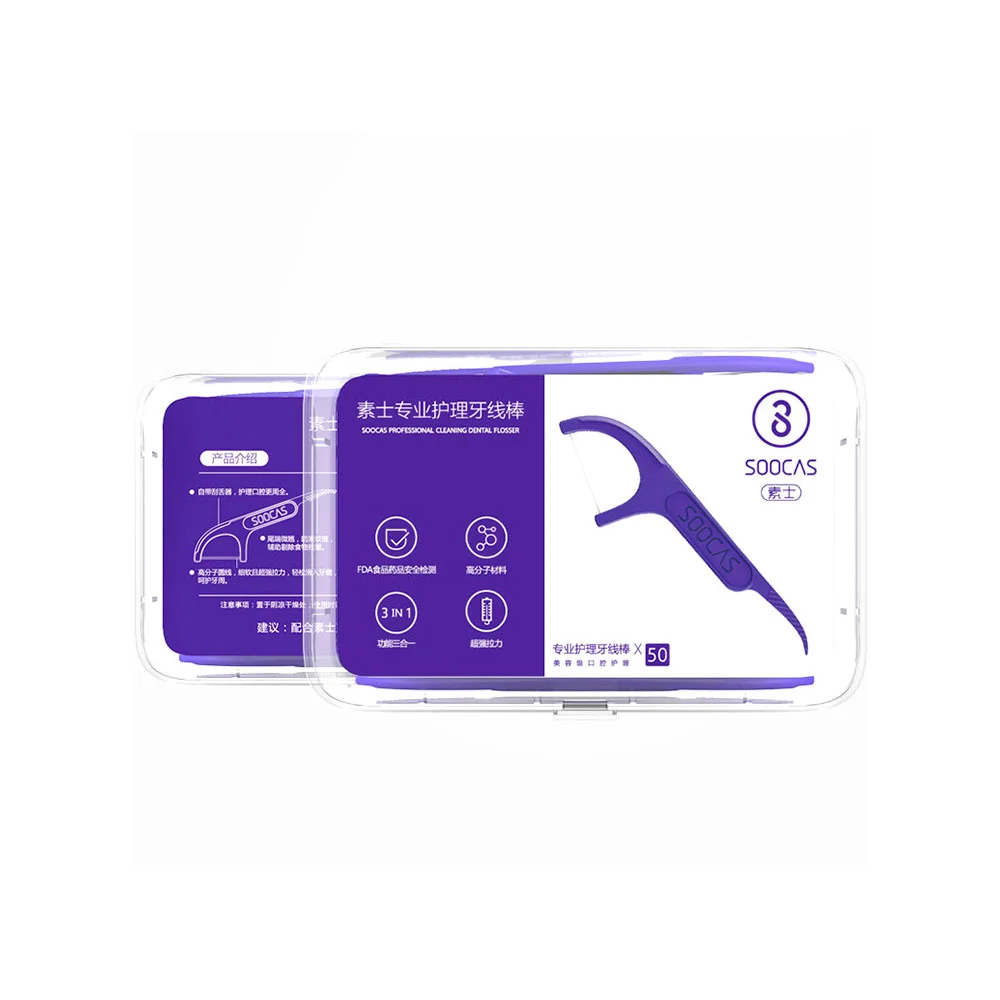 Soocas зубная нить Floss Pick (50 шт)