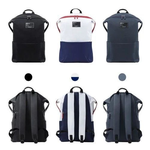 Рюкзак Xiaomi 90 Points Lecturer Casual Backpack White Blue (Бело-Синий)