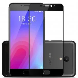 Защитное стекло City Meizu M6 с твердой рамкой Черный