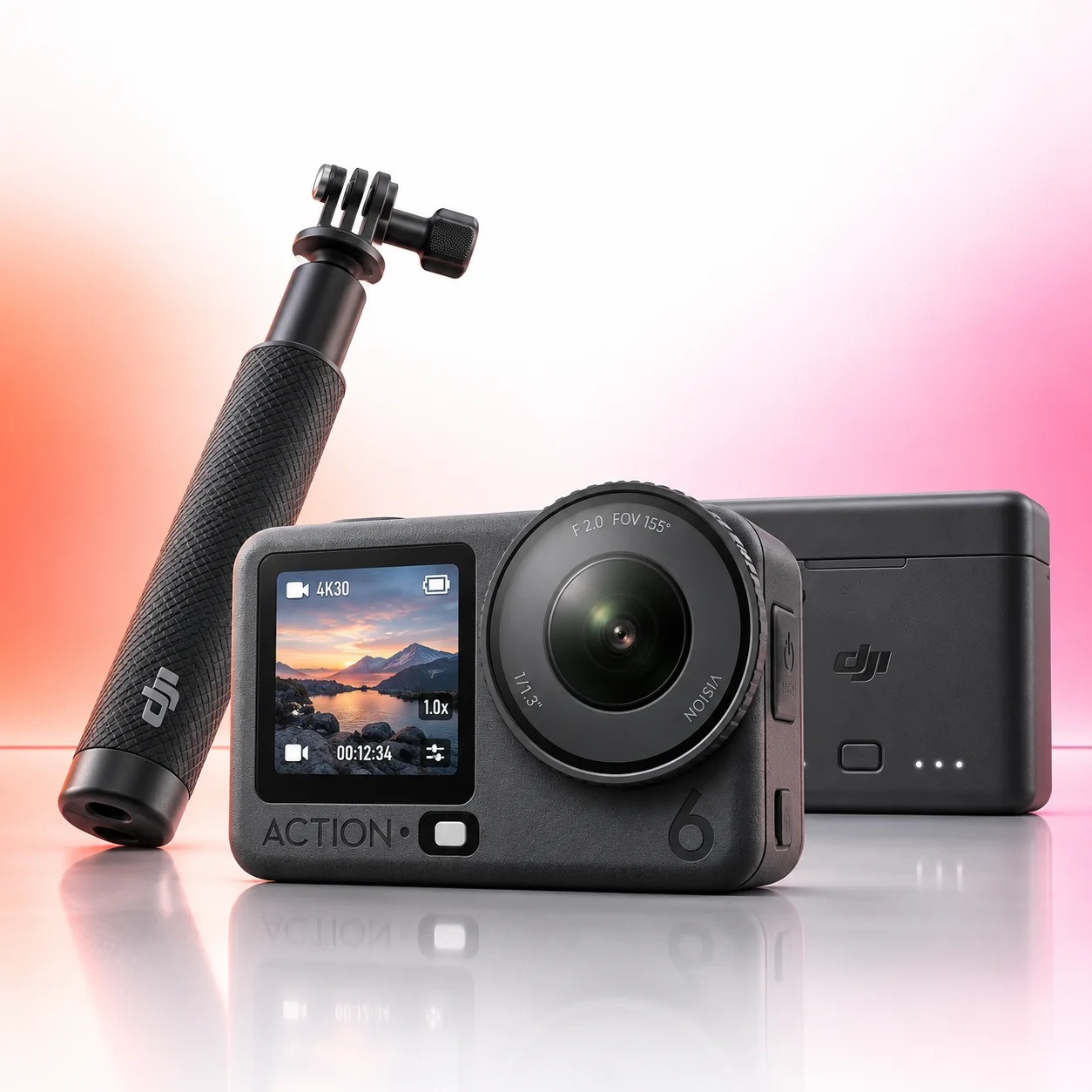 Купить Экшн-камера DJI Osmo Action 6 (Adventure Combo) CN Экшн-камера DJI Osmo Action 6 (Adventure Combo) CN