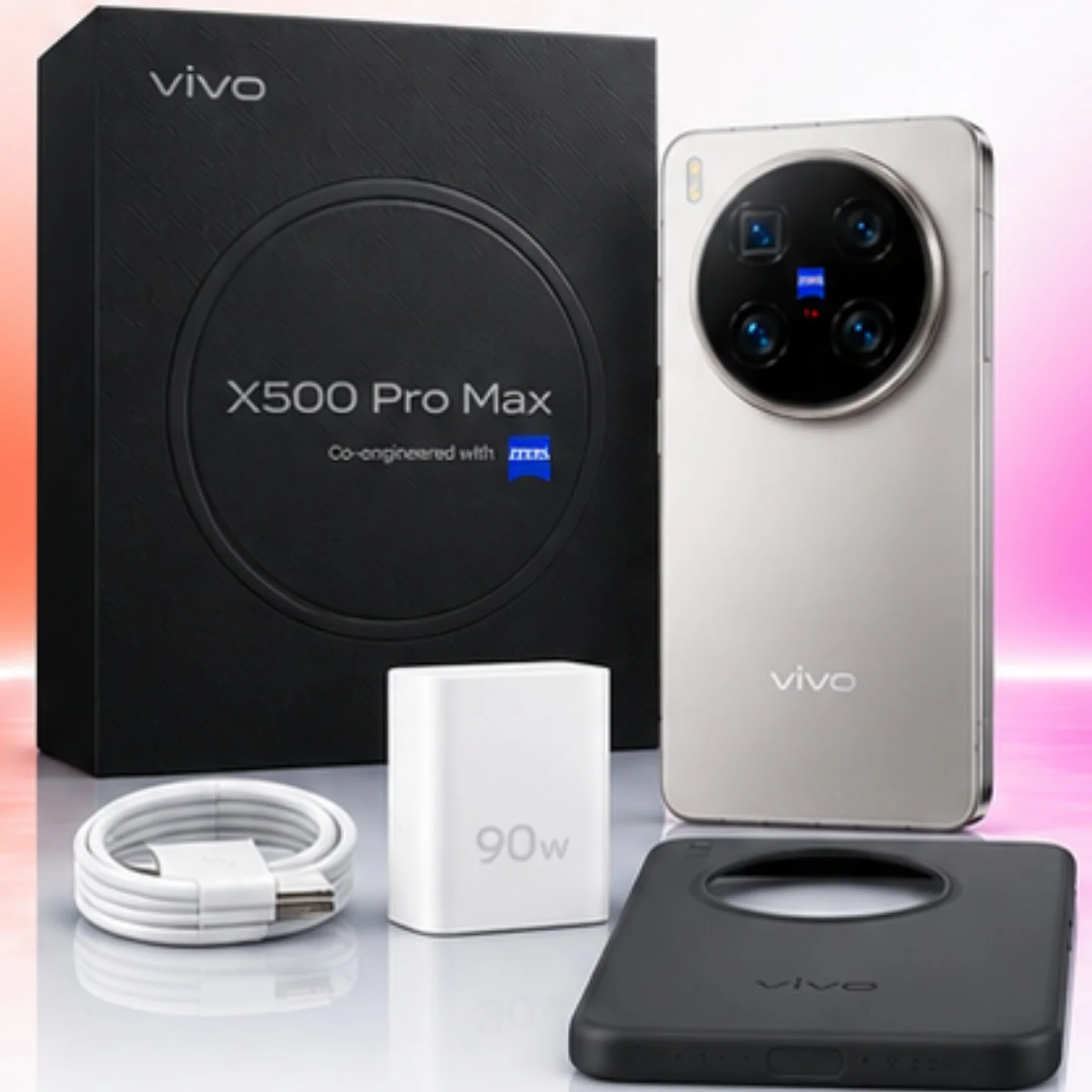 Vivo X500 Pro Max 12/256Gb (CN) Silver (Серебряный)