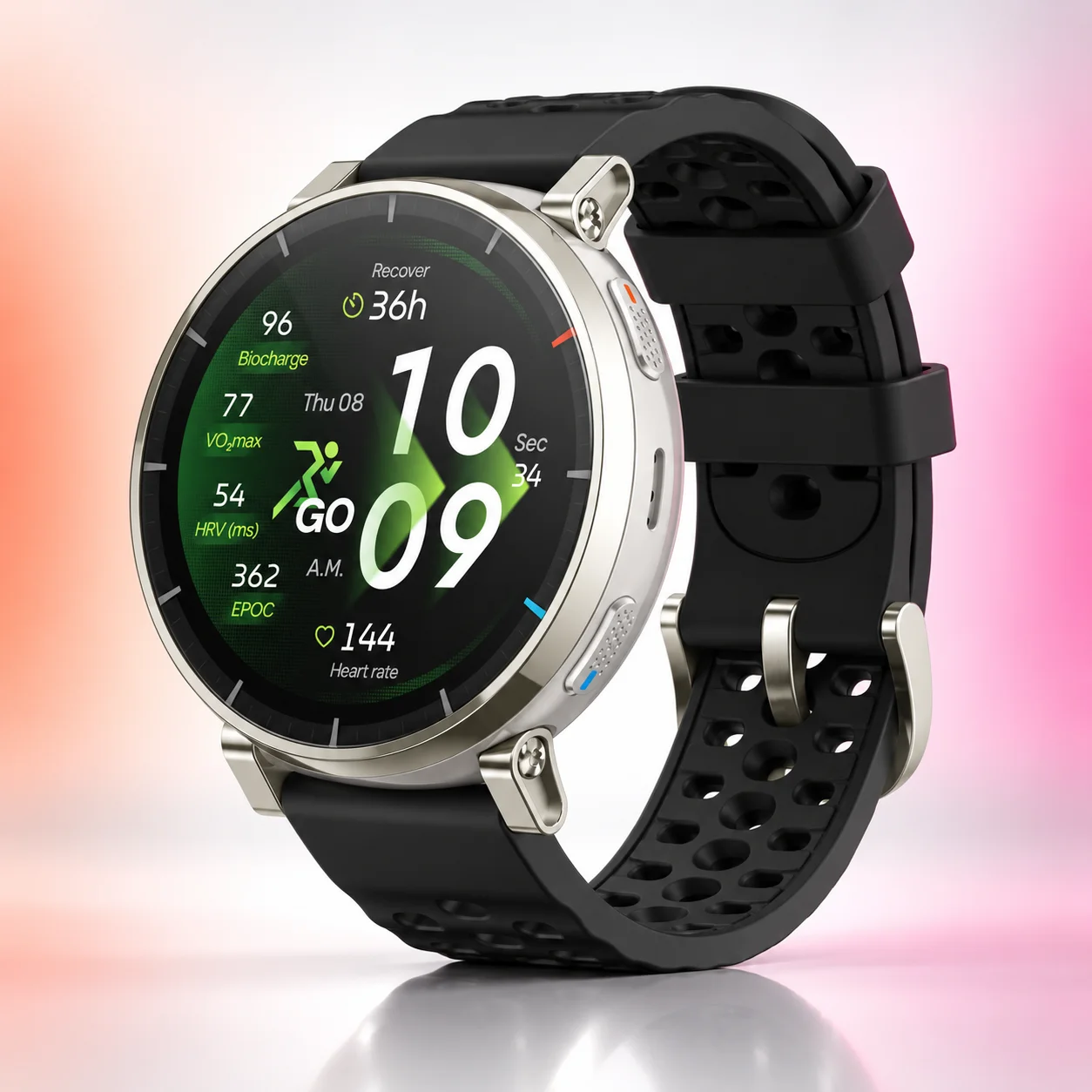 Умные часы Amazfit Active 3 Premium Apex Silver (Серебро) EU
