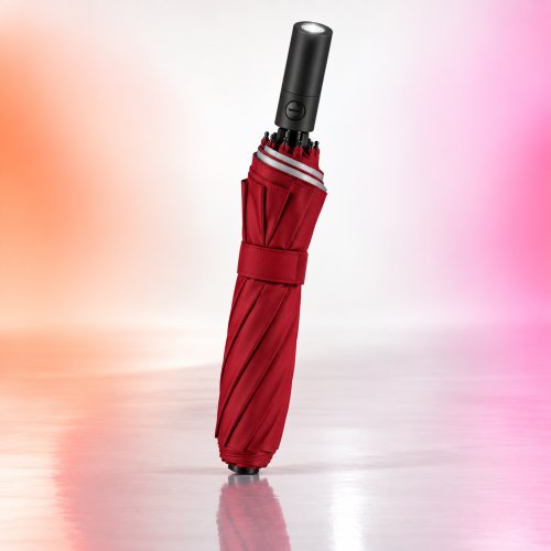 Зонт Zuodu Automatic Umbrella Led Красный