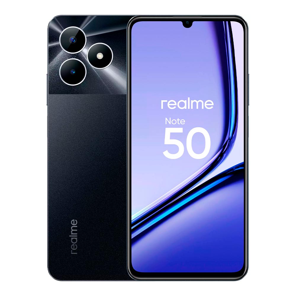 Смартфон Realme Note 50 3/64Gb Midnight Black (Черный) RU Вид №1