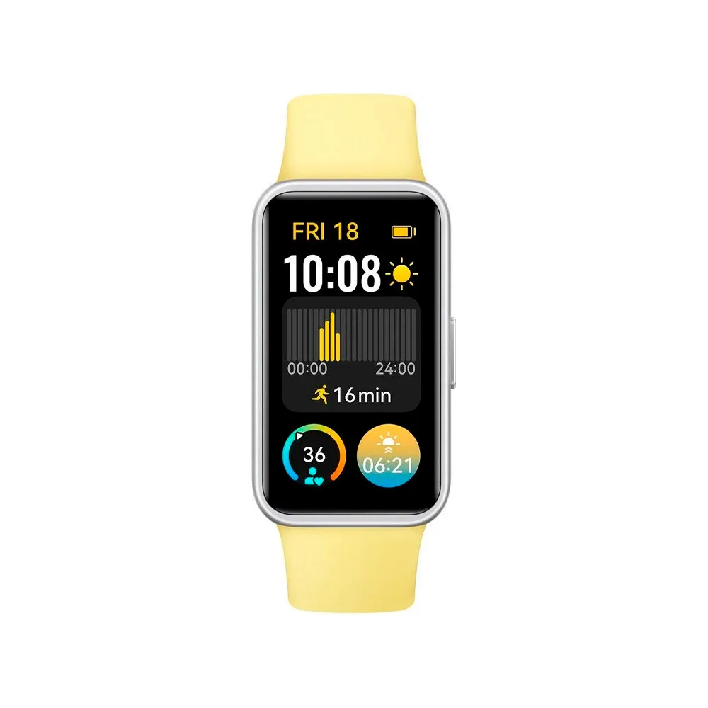 Купить Фитнес-браслет Huawei Band 9 Lemon Yellow (Желтый) Фитнес-браслет Huawei Band 9 Lemon Yellow (Желтый)