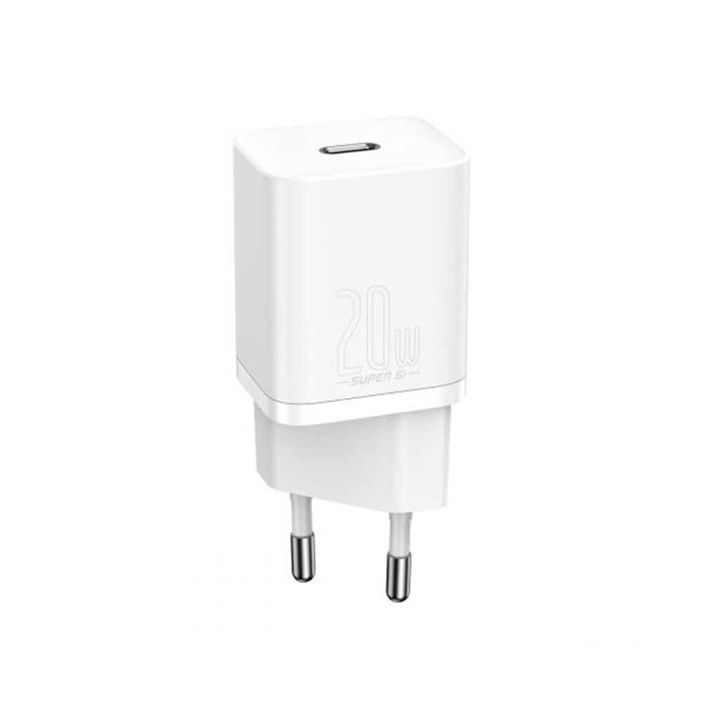 Сетевая зарядка Baseus Super Si Quick Charger 1C (20W) (CCSUP-B02) Белый