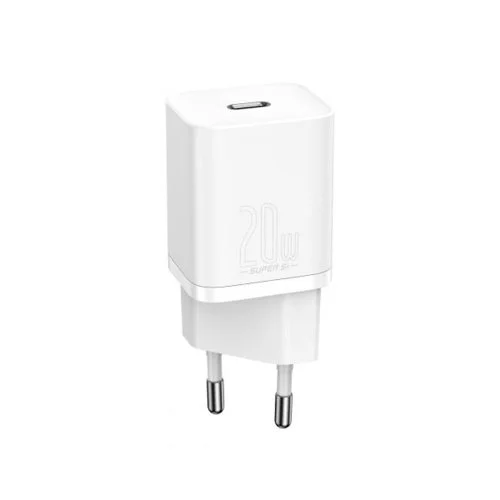 Сетевая зарядка Baseus Super Si Quick Charger 1C (20W) (CCSUP-B02) Белый