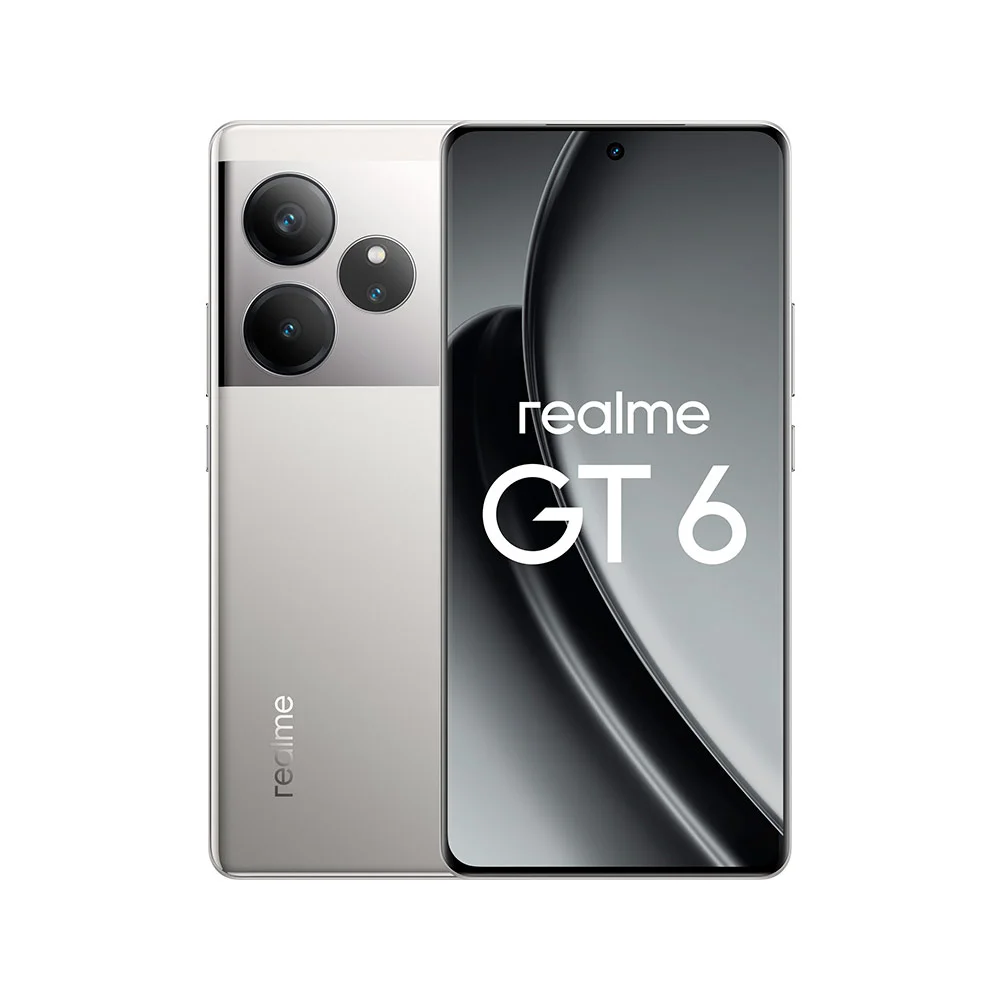 Смартфон Realme GT6 5G 12/512Gb Fluid Silver (Серебро) RU