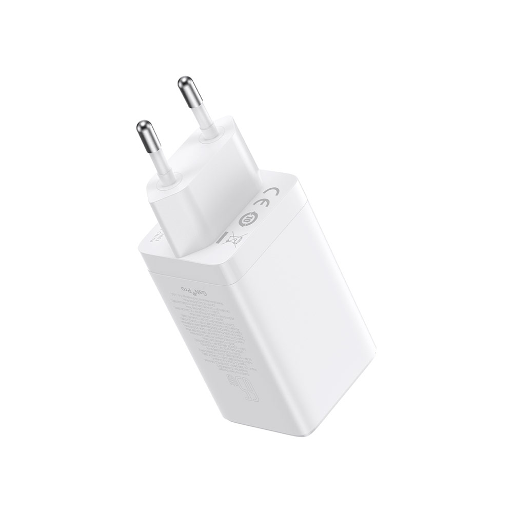 Сетевая зарядка Baseus Gan5 Pro 65W (2C+U) (CCGP120202) Белый