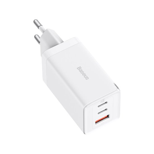 Сетевая зарядка Baseus Gan5 Pro 65W (2C+U) (CCGP120202) Белый