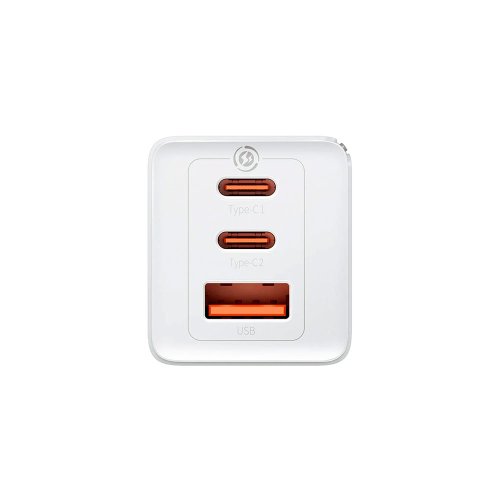 Сетевая зарядка Baseus Gan5 Pro 65W (2C+U) (CCGP120202) Белый