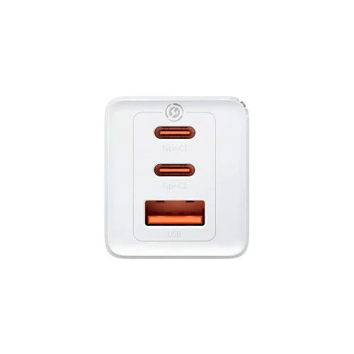 Сетевая зарядка Baseus Gan5 Pro 65W (2C+U) (CCGP120202) Белый