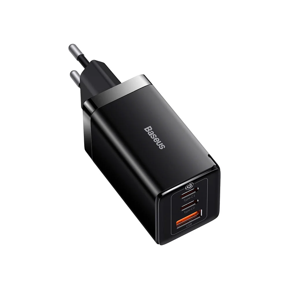 Сетевая зарядка Baseus Gan5 Pro 65W (2C+U) (CCGP120201) Черный