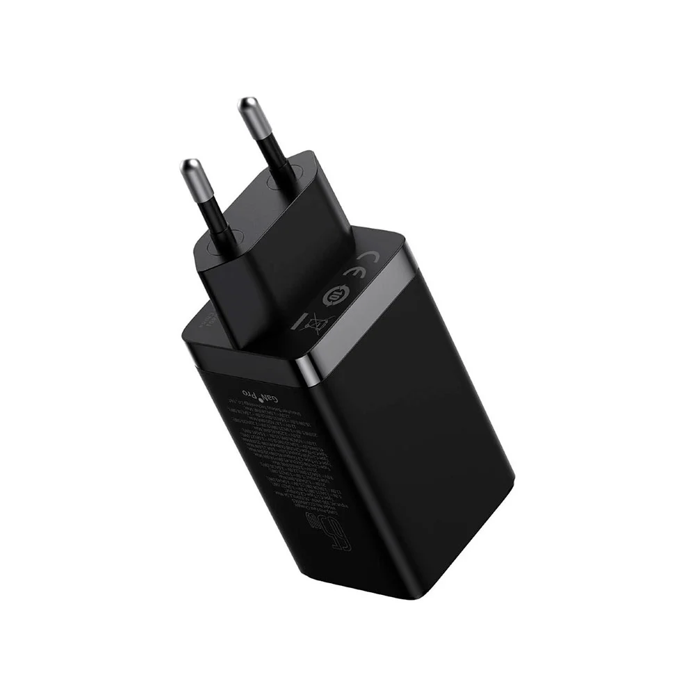 Сетевая зарядка Baseus Gan5 Pro 65W (2C+U) (CCGP120201) Черный