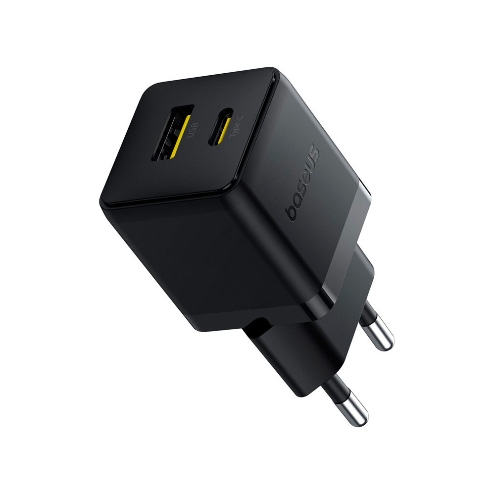 Сетевая зарядка Baseus Palm Fast Charger 30W (C+U) (P1011160A113-01) Черный