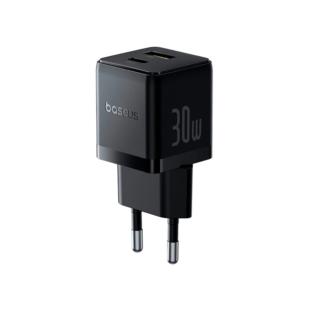 Купить Сетевая зарядка Baseus Palm Fast Charger 30W (C+U) (P1011160A113-01) Черный Сетевая зарядка Baseus Palm Fast Charger 30W (C+U) (P1011160A113-01) Черный