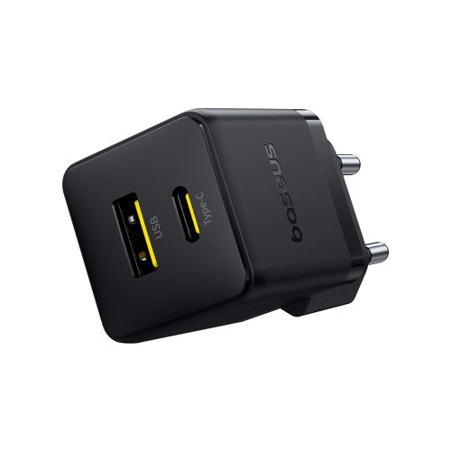 Сетевая зарядка Baseus Palm Fast Charger 30W (C+U) (P1011160A113-01) Черный