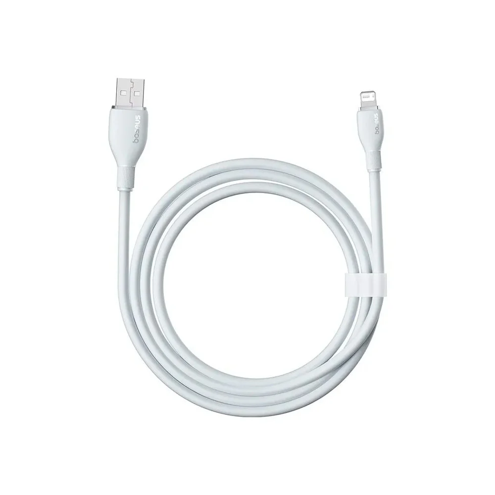 Купить Кабель Baseus Pudding Series USB to Lightning (2.4A, 2м) (P10355700221-01) Белый Кабель Baseus Pudding Series USB to Lightning (2.4A, 2м) (P10355700221-01) Белый