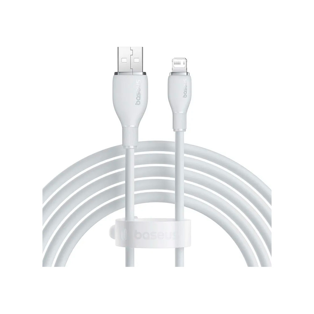

Кабель Baseus Pudding Series USB to Lightning (2.4A, 2м) (P10355700221-01) Белый, P10355700221-01