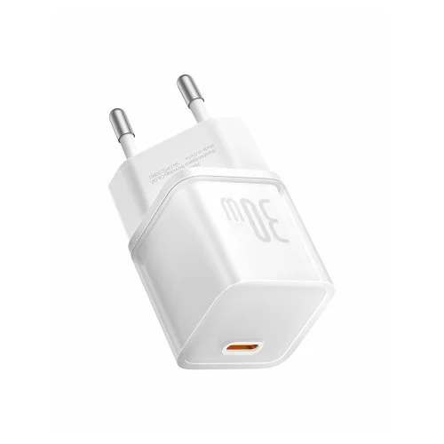 Купить Сетевая зарядка Baseus GaN5S Fast Charger 1C 30W (P10162504213-00) Белый Сетевая зарядка Baseus GaN5S Fast Charger 1C 30W (P10162504213-00) Белый