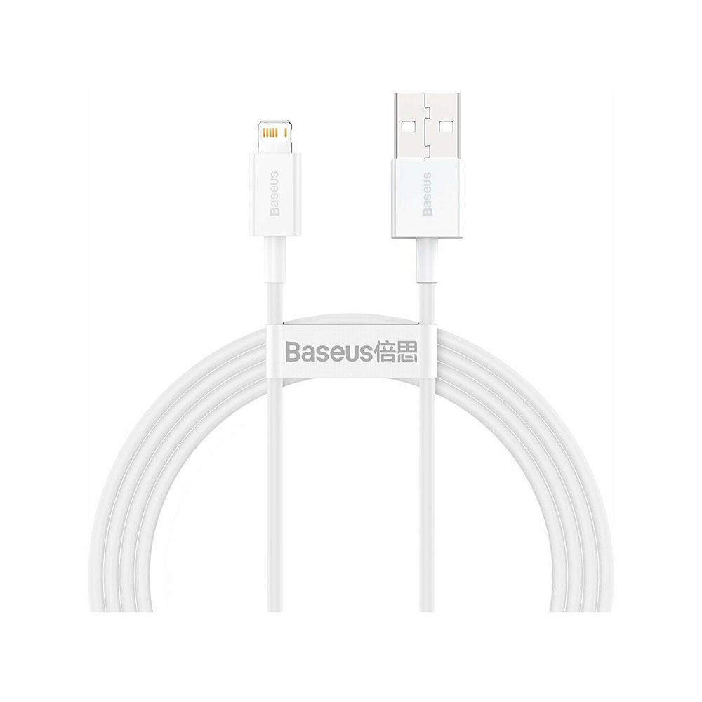 Кабель Baseus Superior Series USB to Lightning (2.4A, 1.5м) (CALYS-B02) Белый