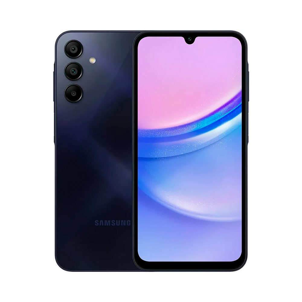 Смартфон Samsung Galaxy A15 6/128Gb Blue Black (Темно-синий), размер 76.8x160.1x8.4 мм t8679 - фото 1