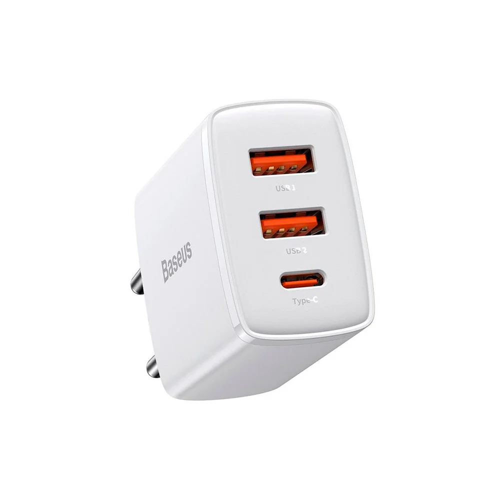 Сетевая зарядка Baseus Compact Quick Charger 2U+C 30W (CCXJ-E02) Белый