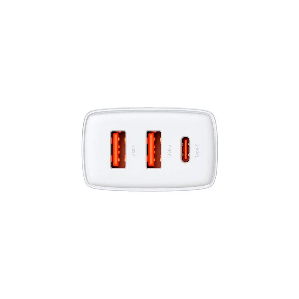 Купить Сетевая зарядка Baseus Compact Quick Charger 2U+C 30W (CCXJ-E02) Белый Сетевая зарядка Baseus Compact Quick Charger 2U+C 30W (CCXJ-E02) Белый
