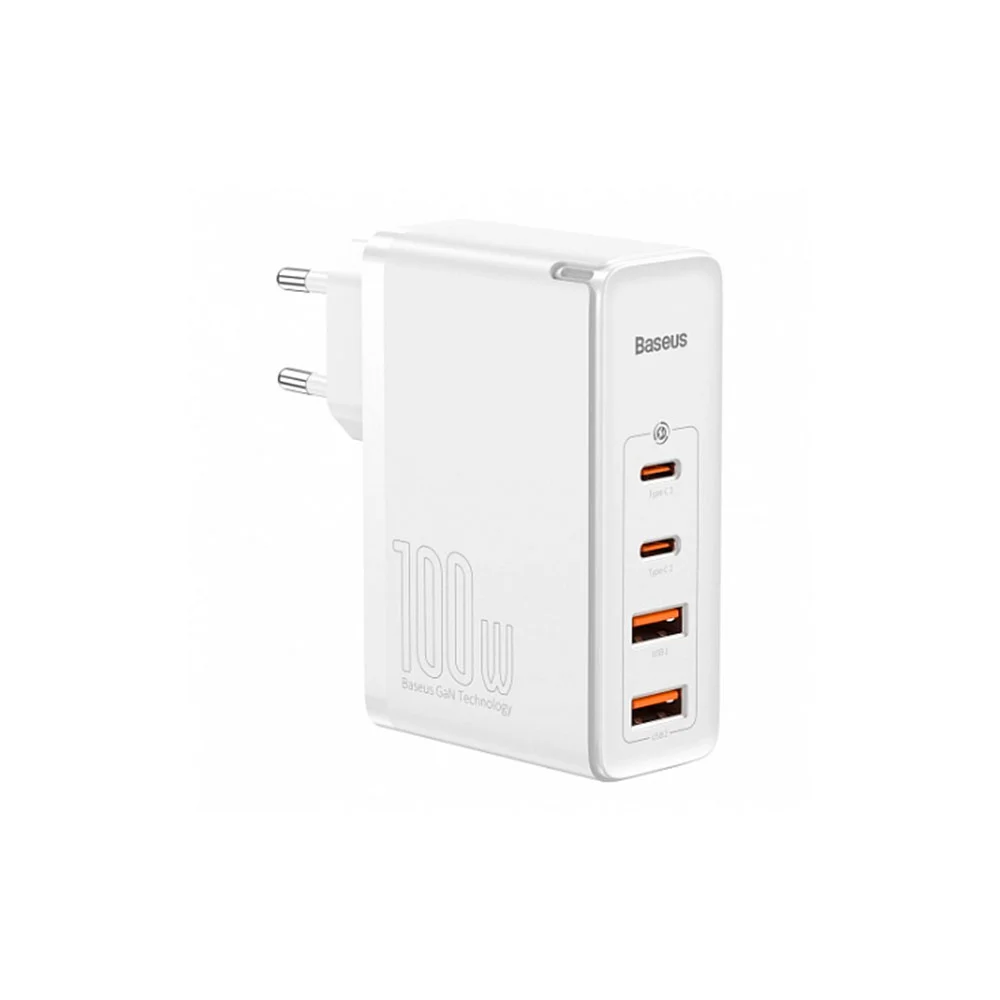 Сетевая зарядка Baseus GaN2 Pro Quick Charger 2C+2U 100W EU (CCGAN2P-L02) Белый