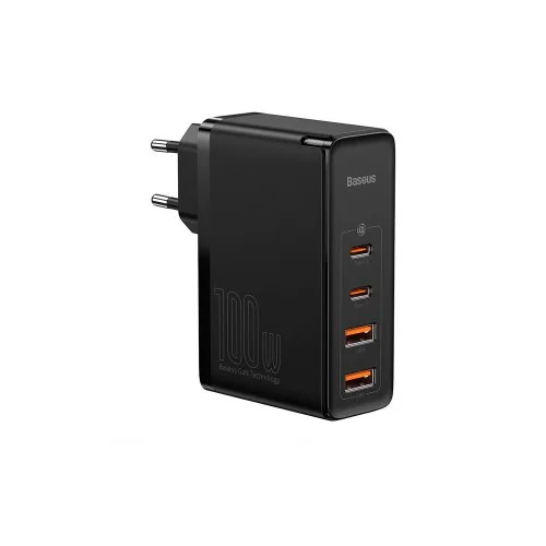 Сетевая зарядка Baseus GaN2 Pro Quick Charger 2C+2U 100W EU (CCGAN2P-L01) Черный