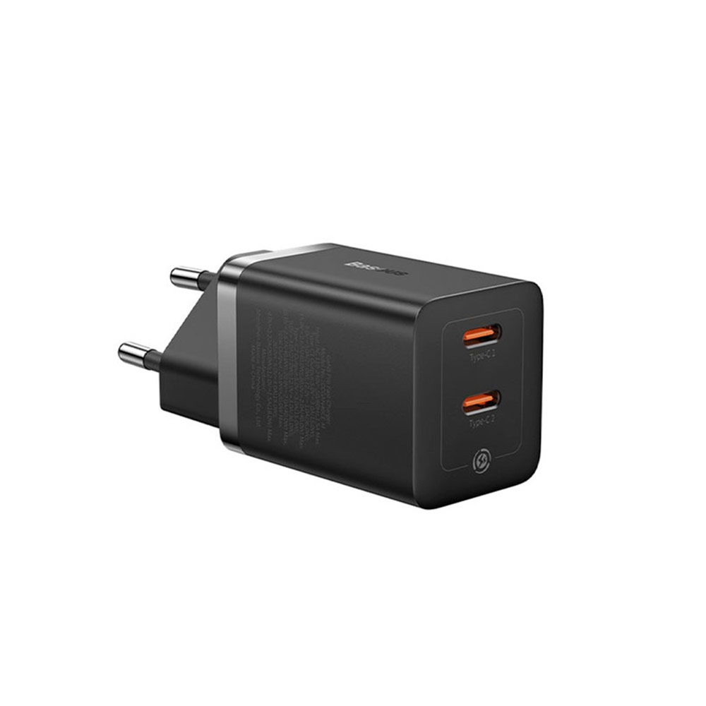 Сетевая зарядка Baseus GaN5 Pro Fast Charger C+C 40W (CCGP180101) Черный