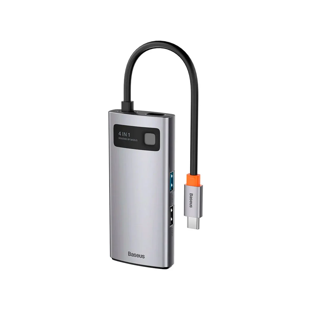 Купить Хаб Baseus Gleam Series 4-in-1 Type-C HUB (CAHUB-CY0G) Хаб Baseus Gleam Series 4-in-1 Type-C HUB (CAHUB-CY0G)