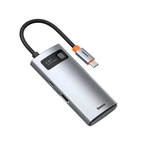 Купить Хаб Baseus Gleam Series 4-in-1 Type-C HUB (CAHUB-CY0G) Хаб Baseus Gleam Series 4-in-1 Type-C HUB (CAHUB-CY0G)