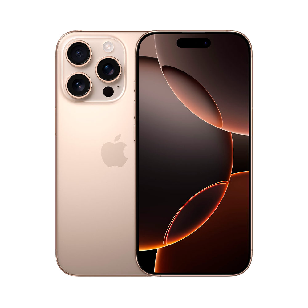 Смартфон Apple iPhone 16 Pro 128Gb (Dual Sim) Desert Titanium (Пустынный)