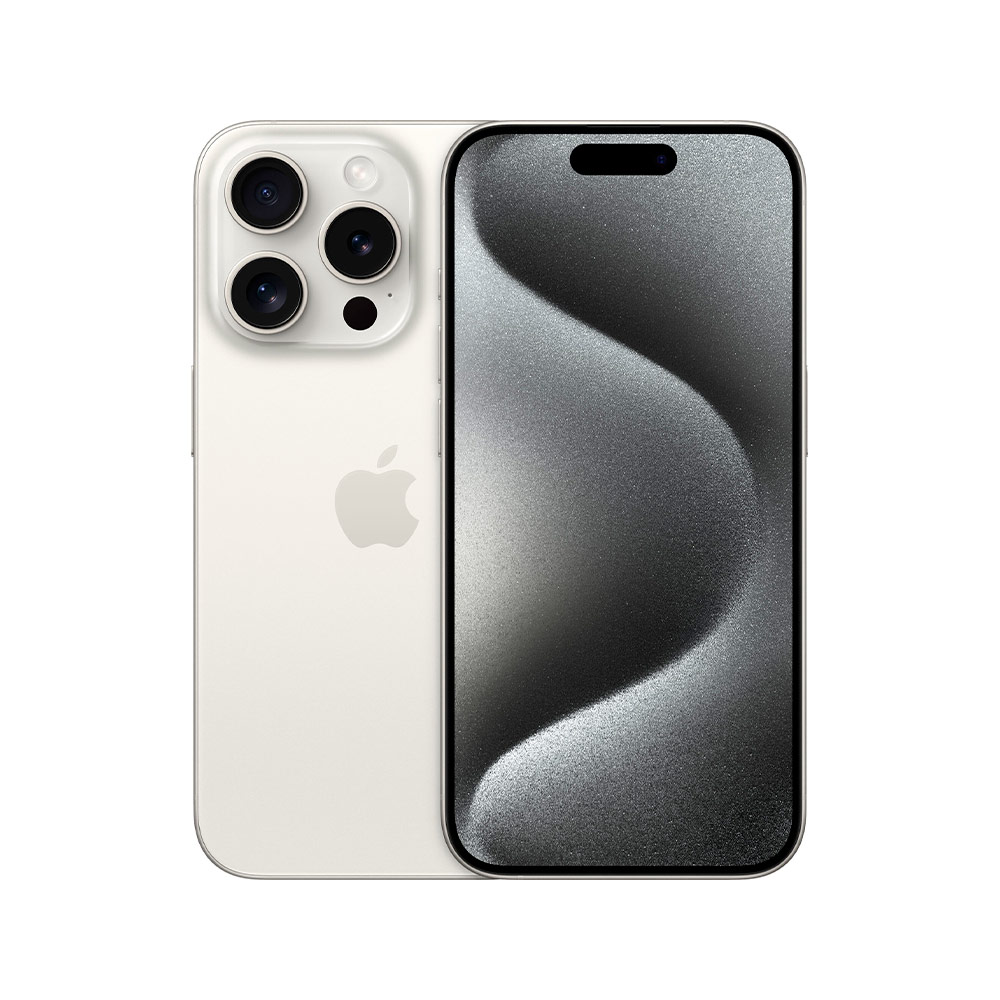 Смартфон Apple iPhone 15 Pro 128Gb (Dual Sim) White Titanium (Белый)