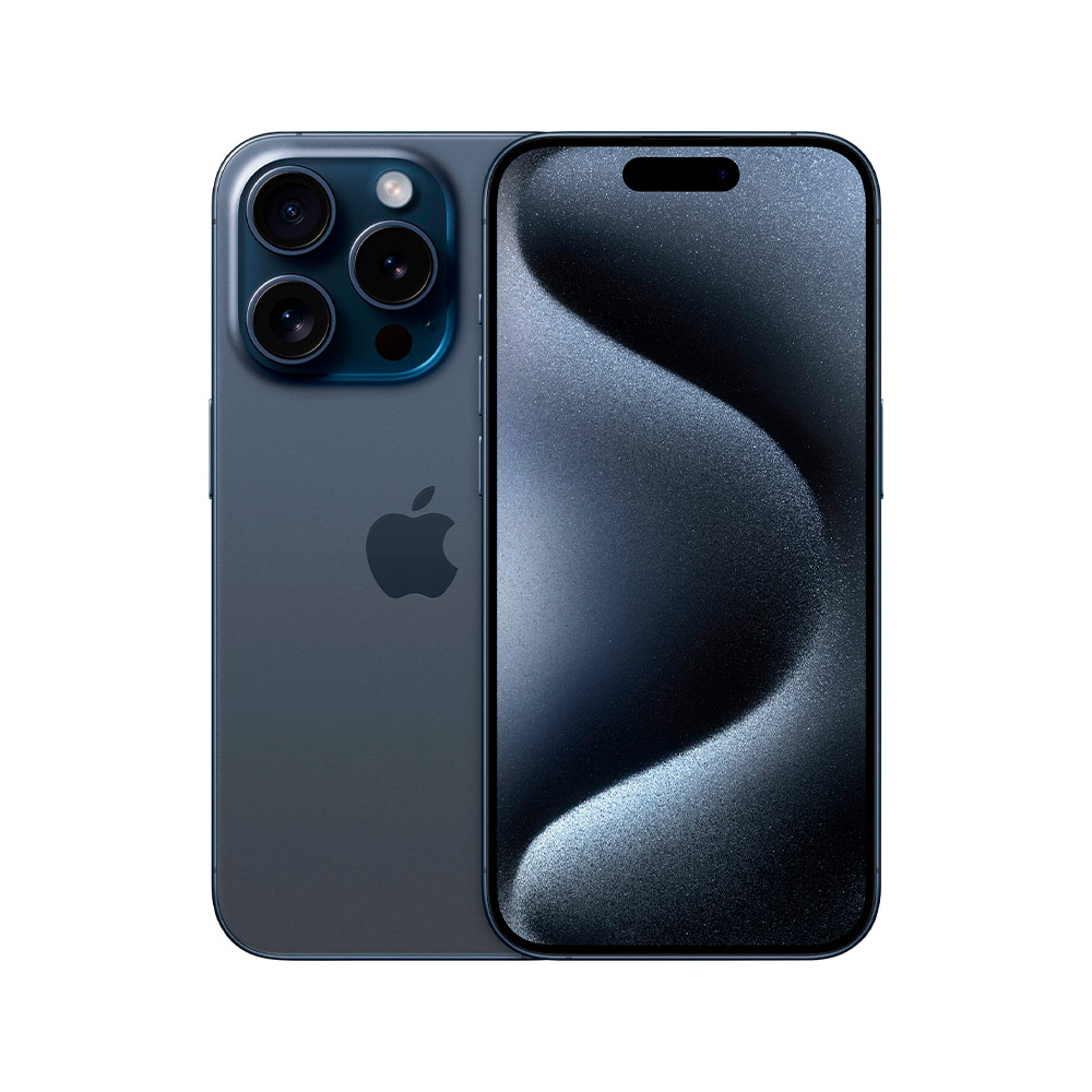Смартфон Apple iPhone 15 Pro 128Gb (Dual Sim) Blue Titanium (Синий)
