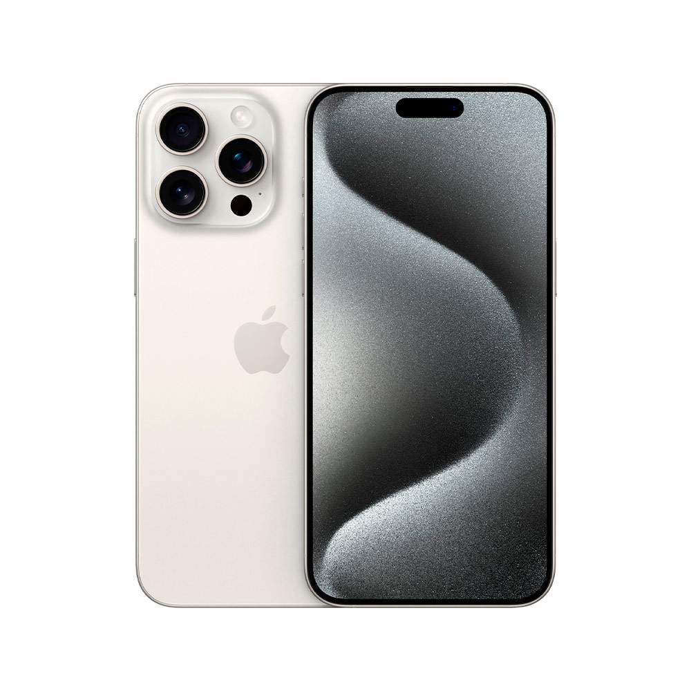 Смартфон Apple iPhone 15 Pro Max 256Gb (Dual Sim) White Titanium (Белый)